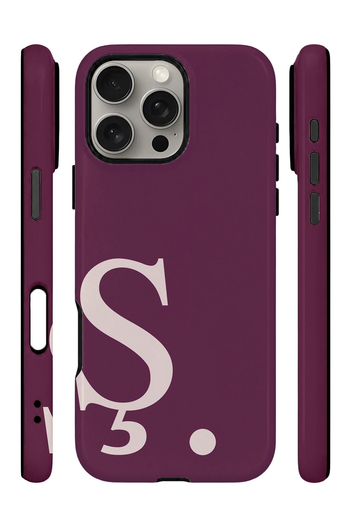 iPhone 16 Pro Max Vorian Wine Blush Ş - Yan
