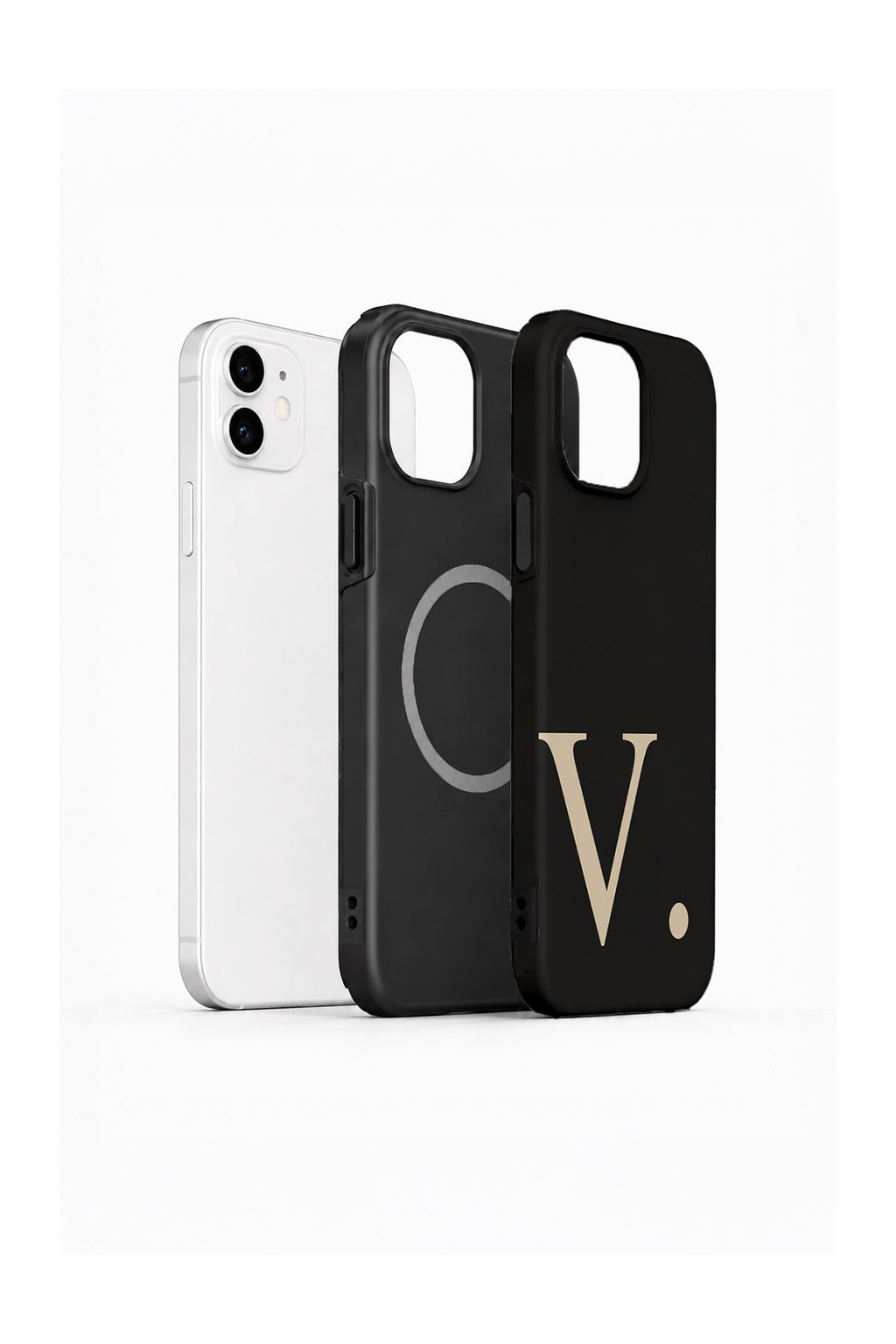 iPhone 12 Vorian Noir Beige V - MagSafe Katmanlı