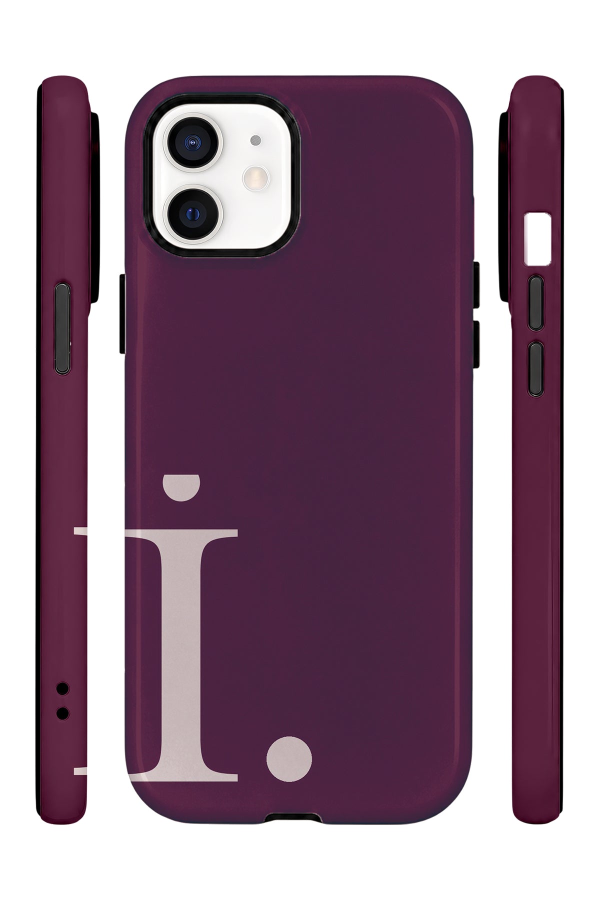 iPhone 12 Vorian Wine Blush İ - Yan