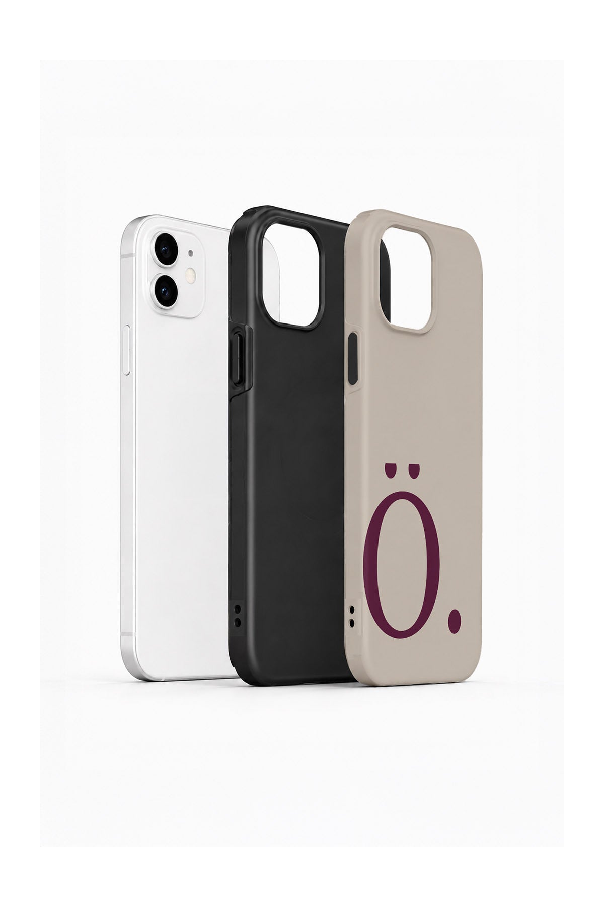 iPhone 12 Vorian Greige Wine Ö - Standart Katmanlı