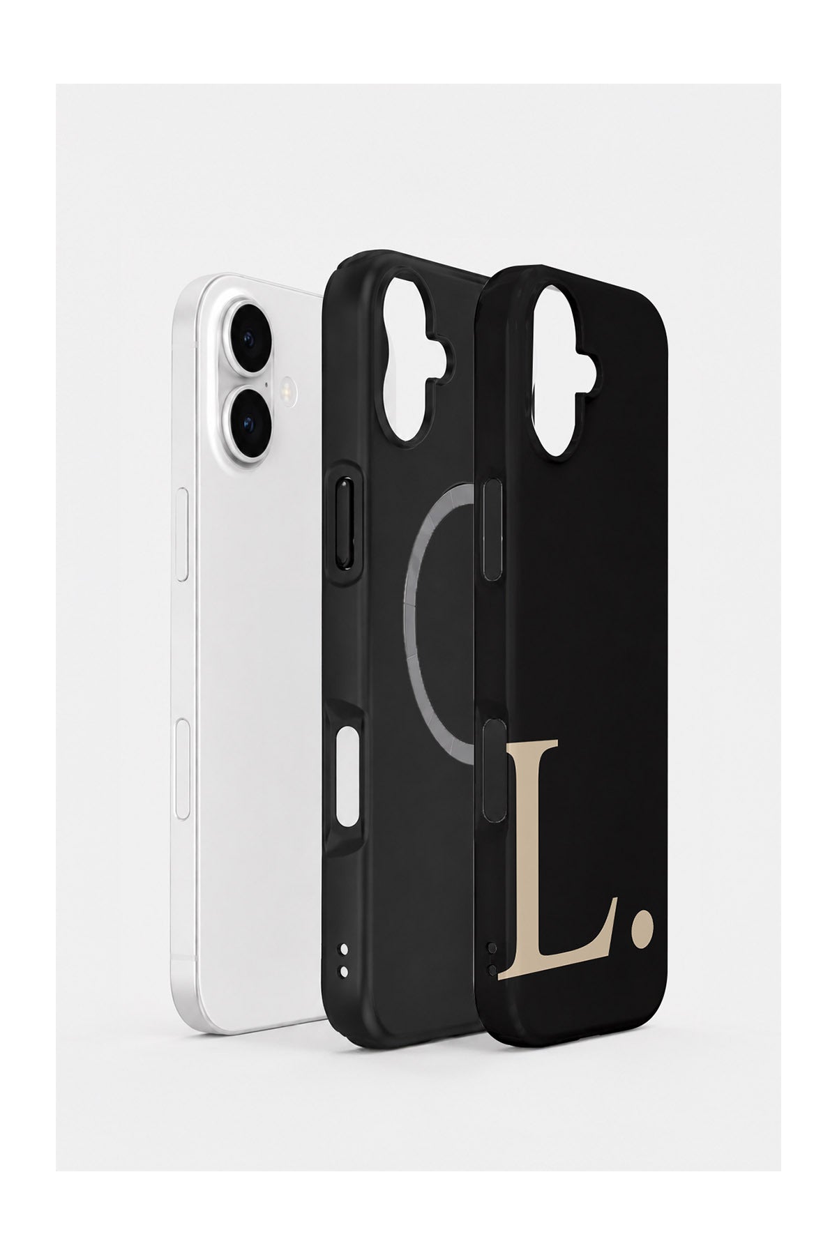 iPhone 17 Vorian Noir Beige L - MagSafe Katmanlı