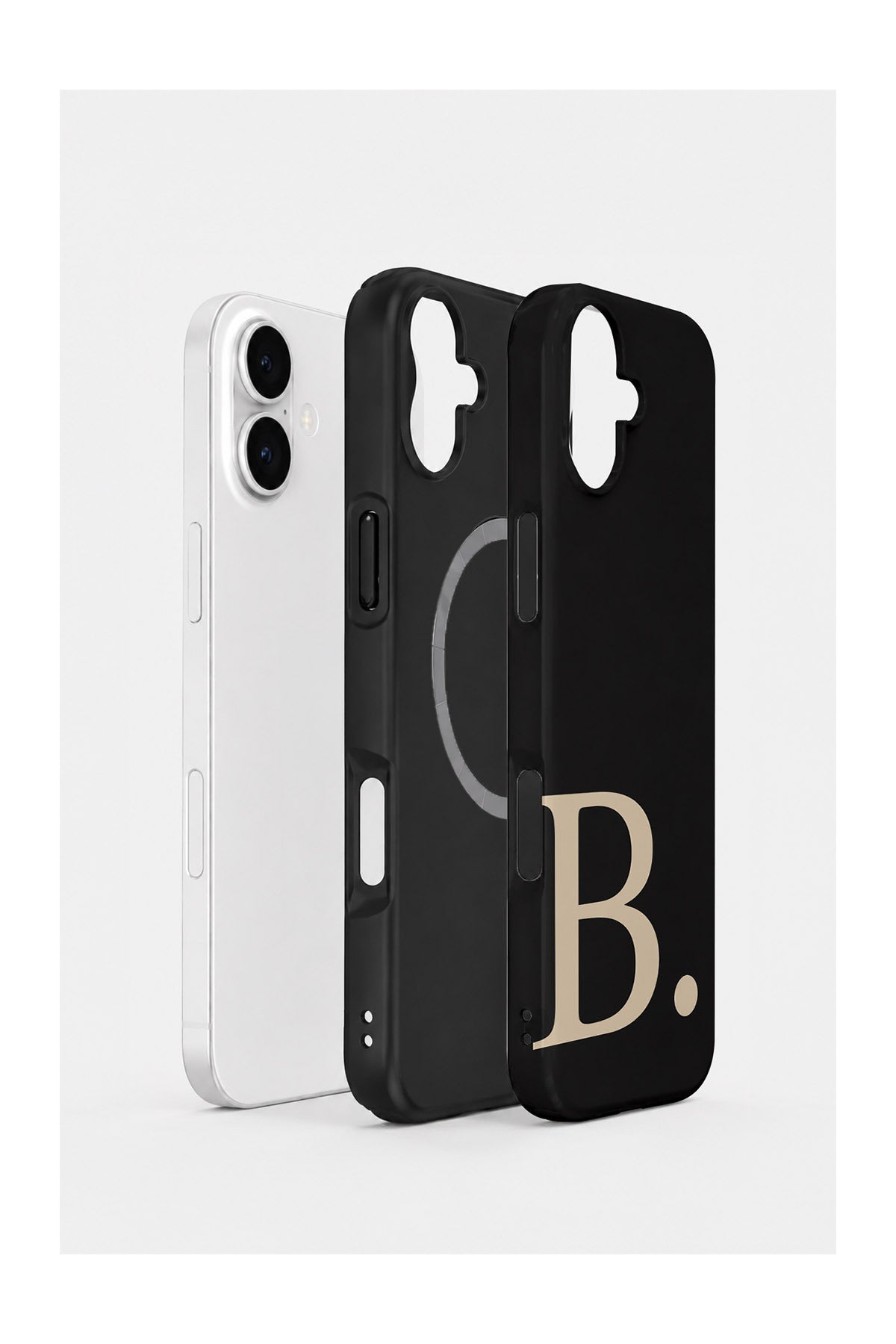 iPhone 16 Vorian Noir Beige B - MagSafe Katmanlı