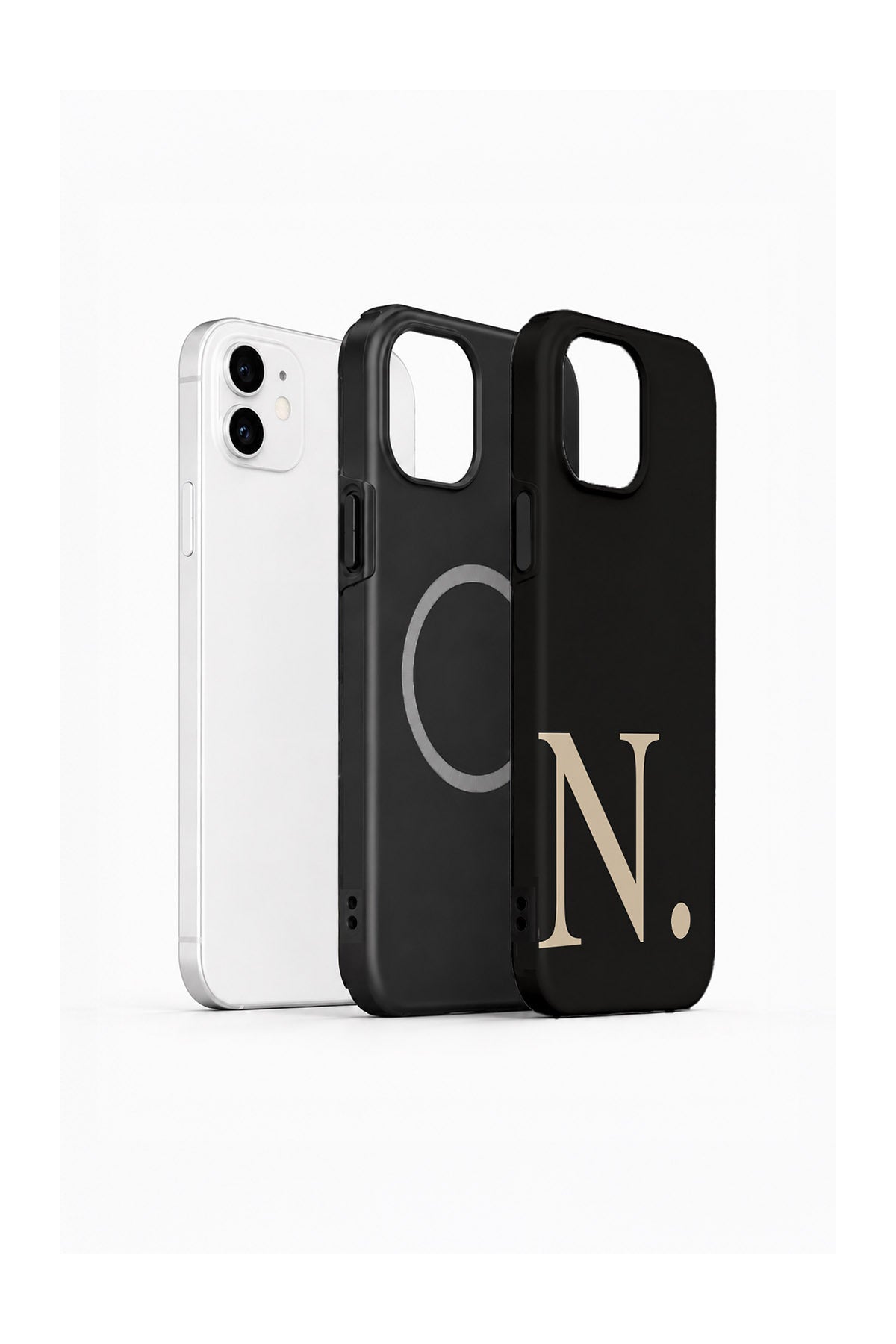 iPhone 12 Vorian Noir Beige N - MagSafe Katmanlı
