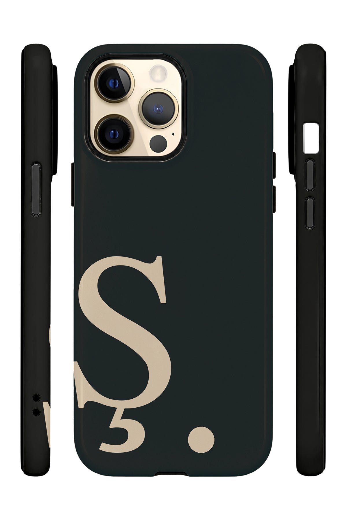 iPhone 14 Pro Max Vorian Noir Beige Ş - Yan