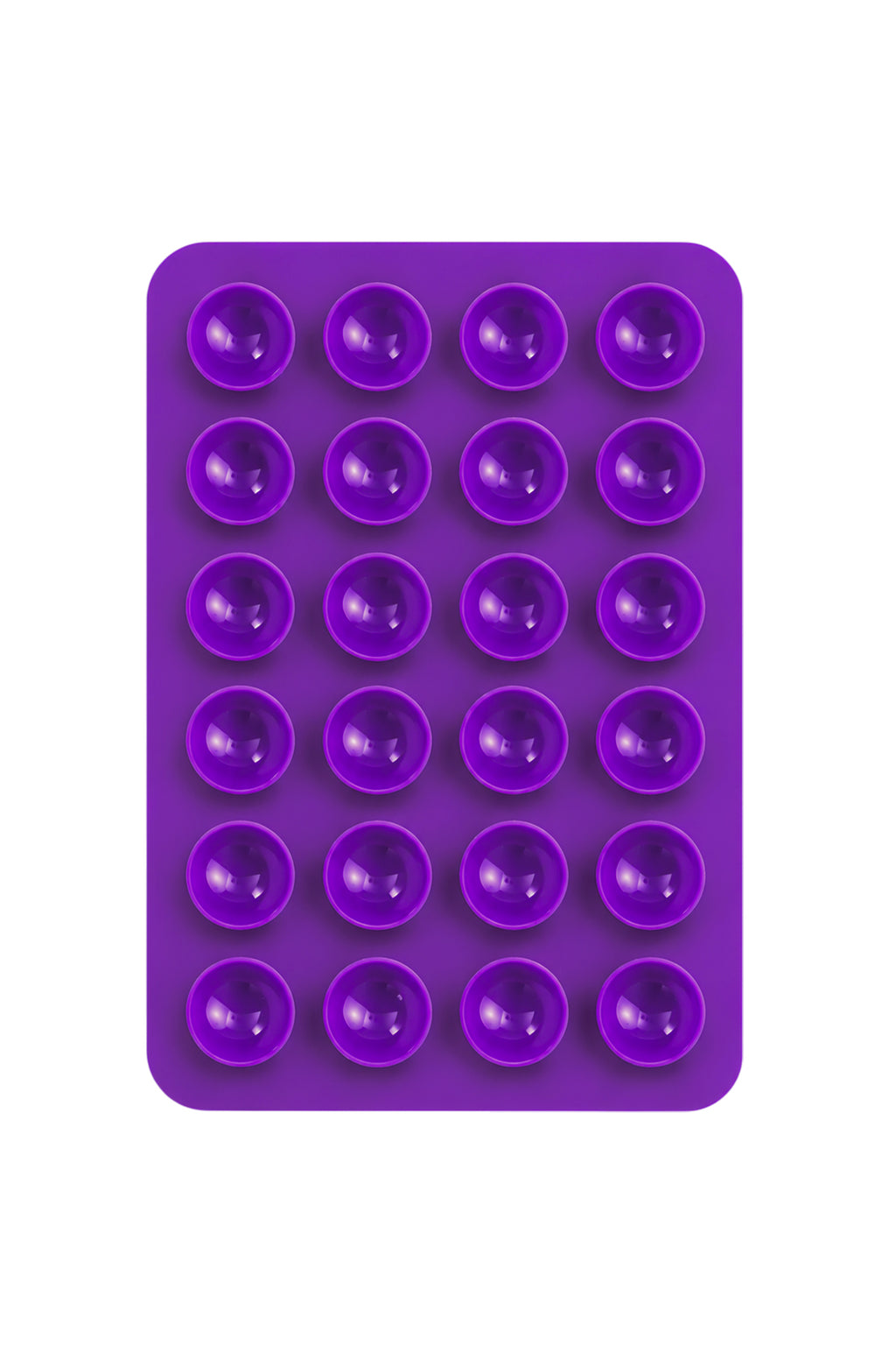 Telefon Arkası Vantuzlu Silikon Tutucu Sticker - Mor ürün görseli