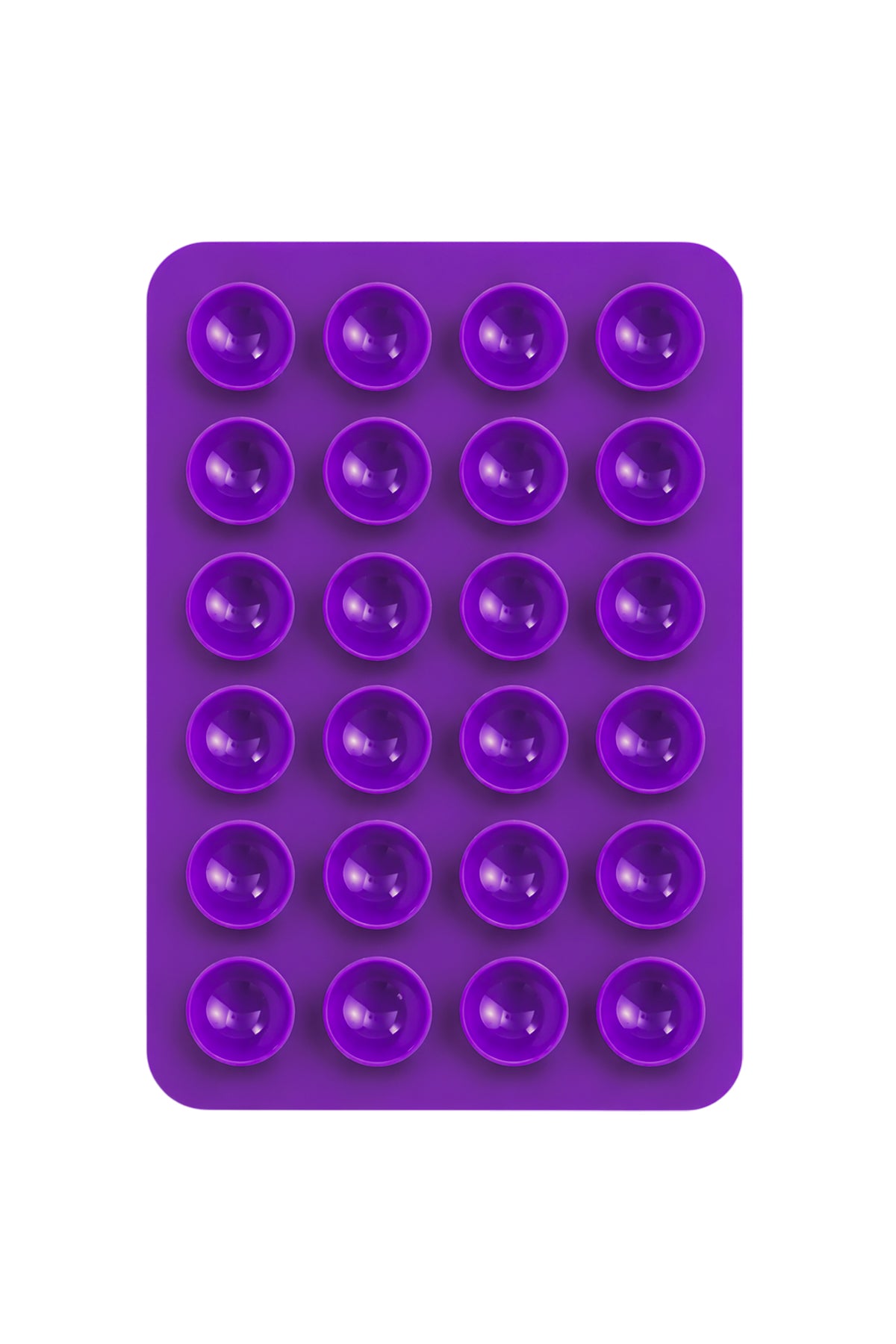 Telefon Arkası Vantuzlu Silikon Tutucu Sticker - Mor ürün görseli