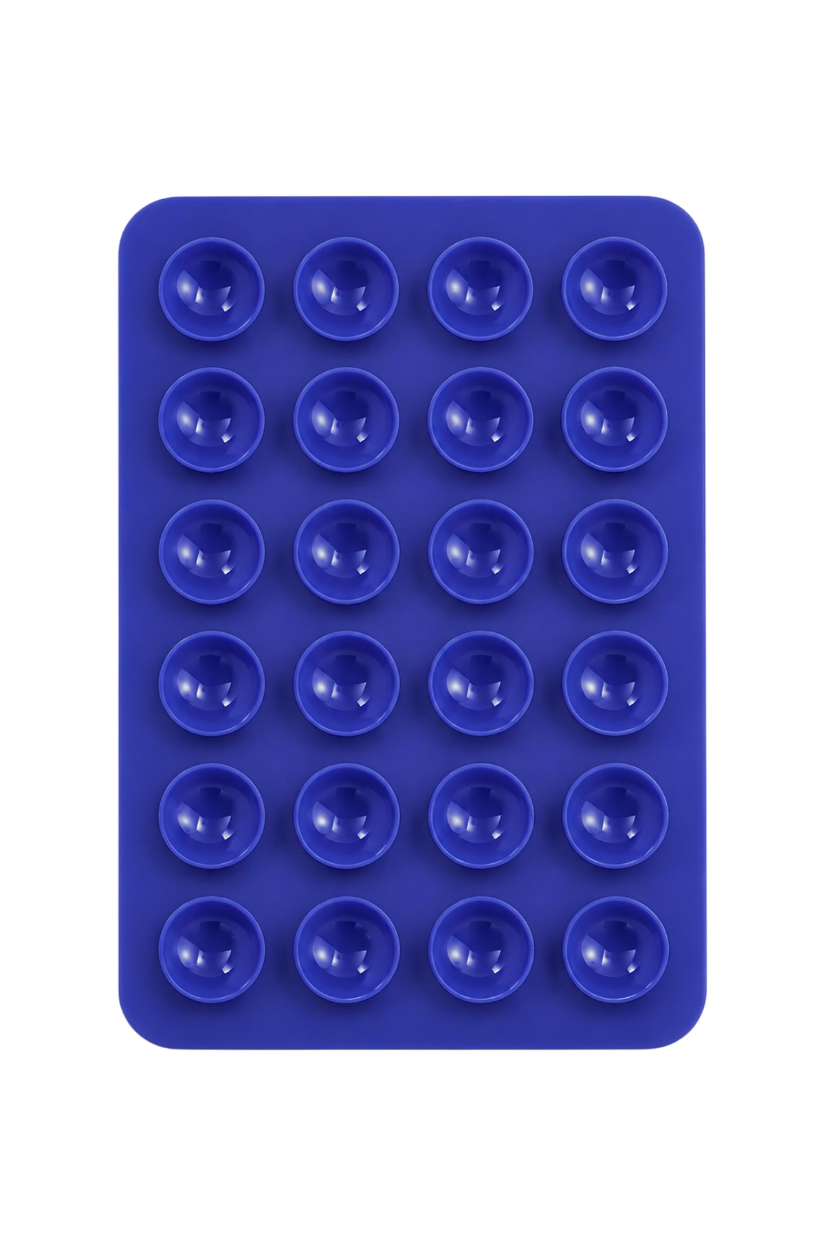 Telefon Arkası Vantuzlu Silikon Tutucu Sticker - Saks Mavisi ürün görseli