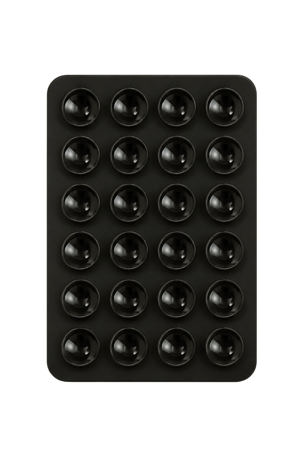 Telefon Arkası Vantuzlu Silikon Tutucu Sticker - Siyah ürün görseli