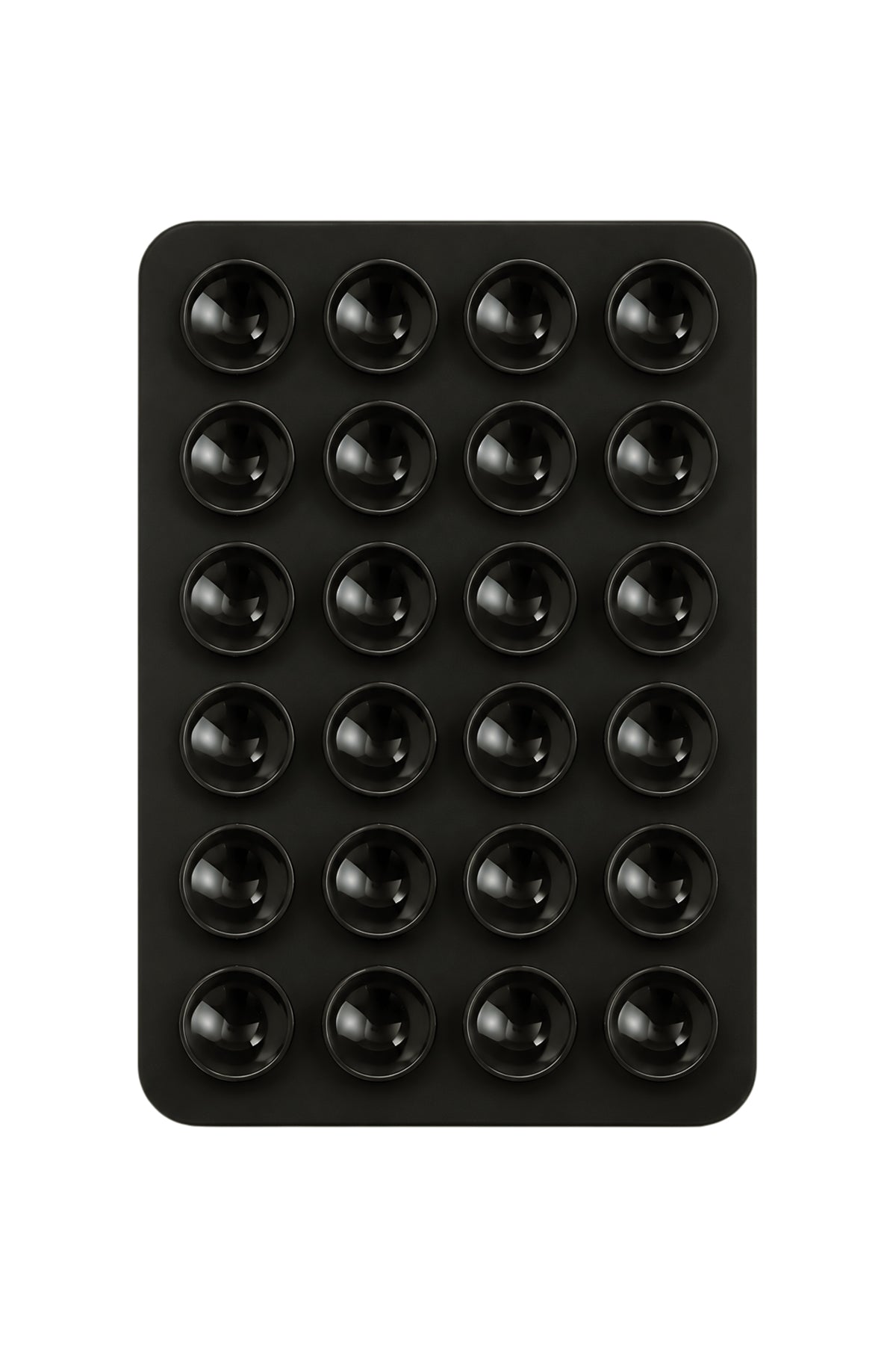 Telefon Arkası Vantuzlu Silikon Tutucu Sticker - Siyah ürün görseli