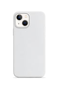 iPhone 15 Soft Touch Lansman Silikon Kılıf Beyaz
