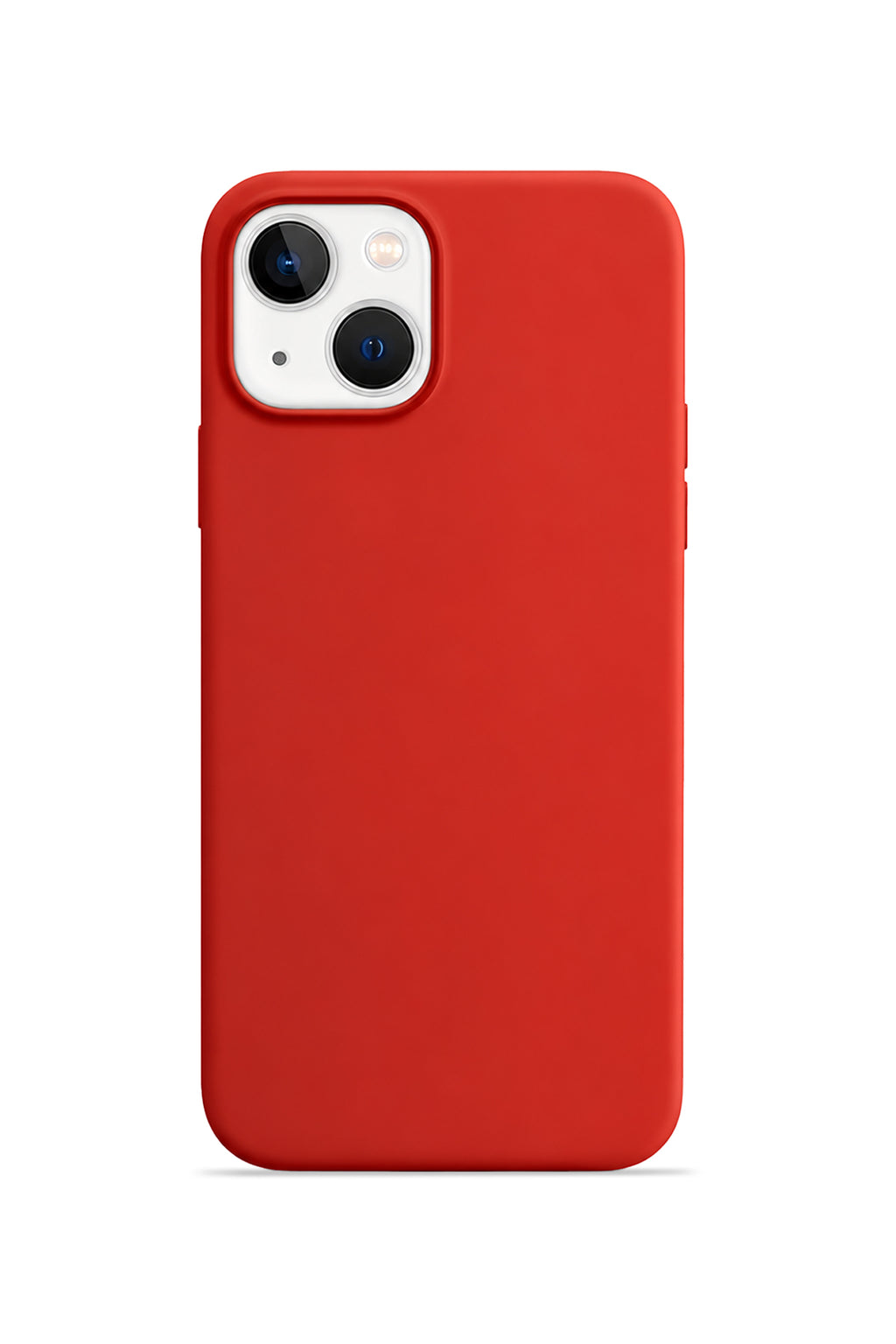 iPhone 13 Soft Touch Lansman Silikon Kılıf Kırmızı