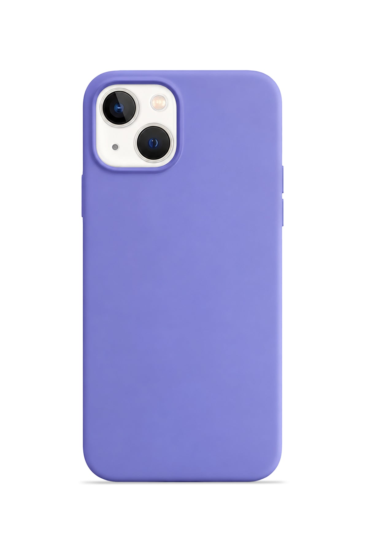 iPhone 15 Soft Touch Lansman Silikon Kılıf Lila