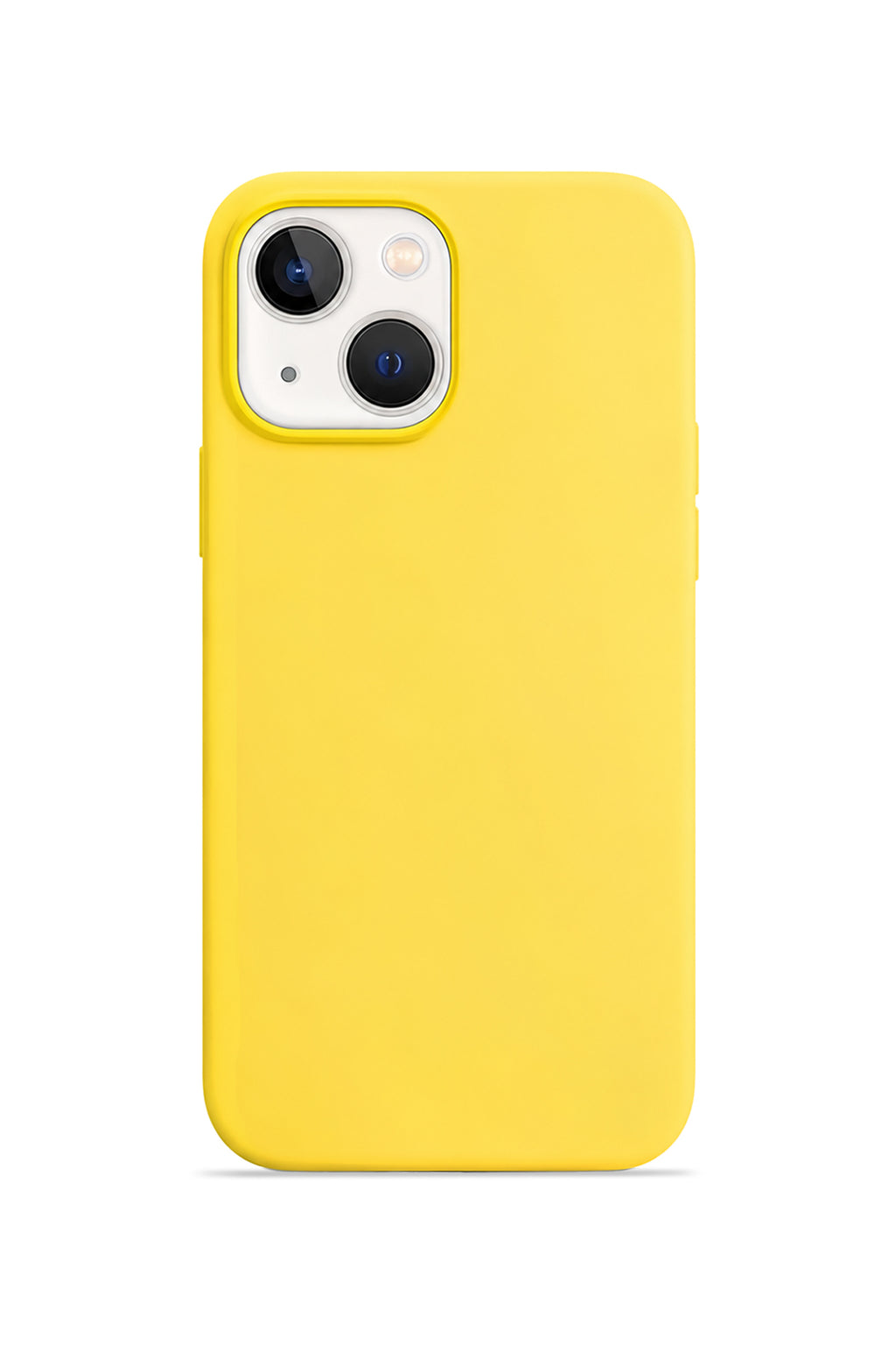 iPhone 14 Plus Soft Touch Lansman Silikon Kılıf Sarı