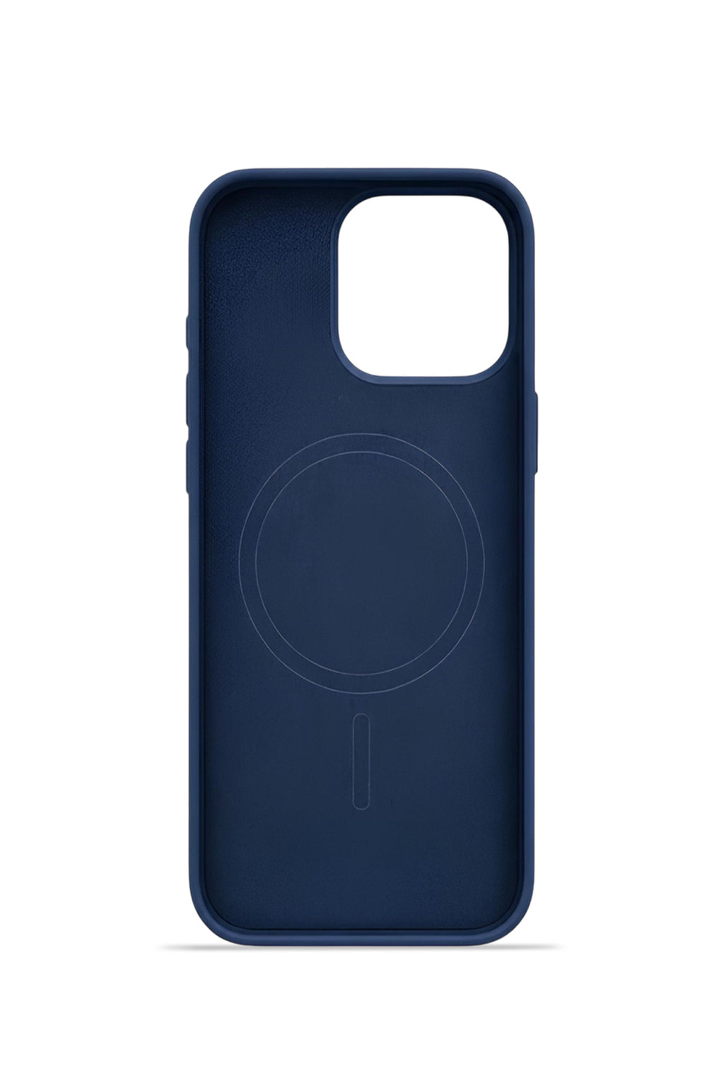 iPhone 14 Pro Max Mag Core Akıllı MagSafe Animasyonlu Silikon Kılıf Lacivert