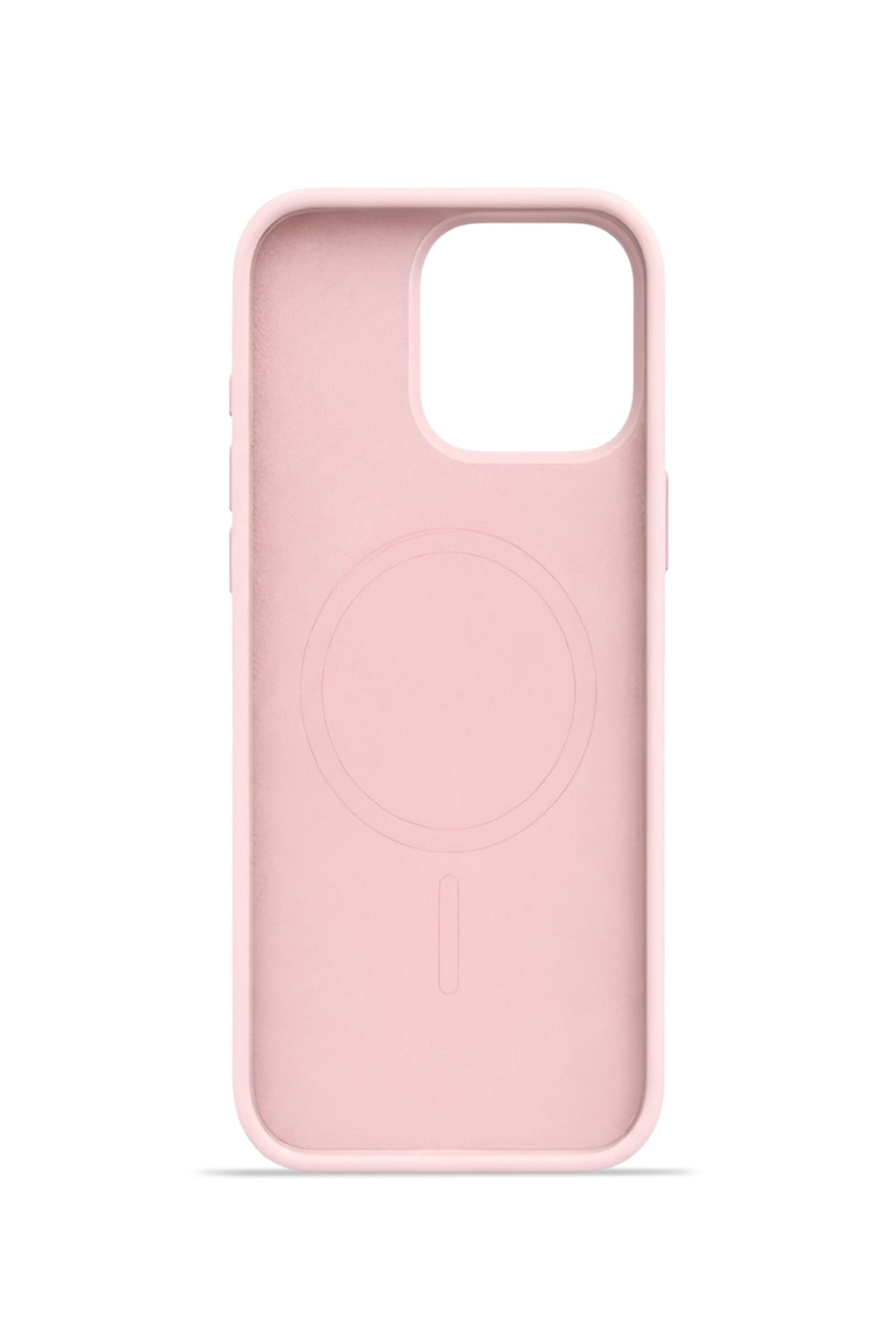 iPhone 16 Pro Mag Core Akıllı MagSafe Animasyonlu Silikon Kılıf Açık Pembe