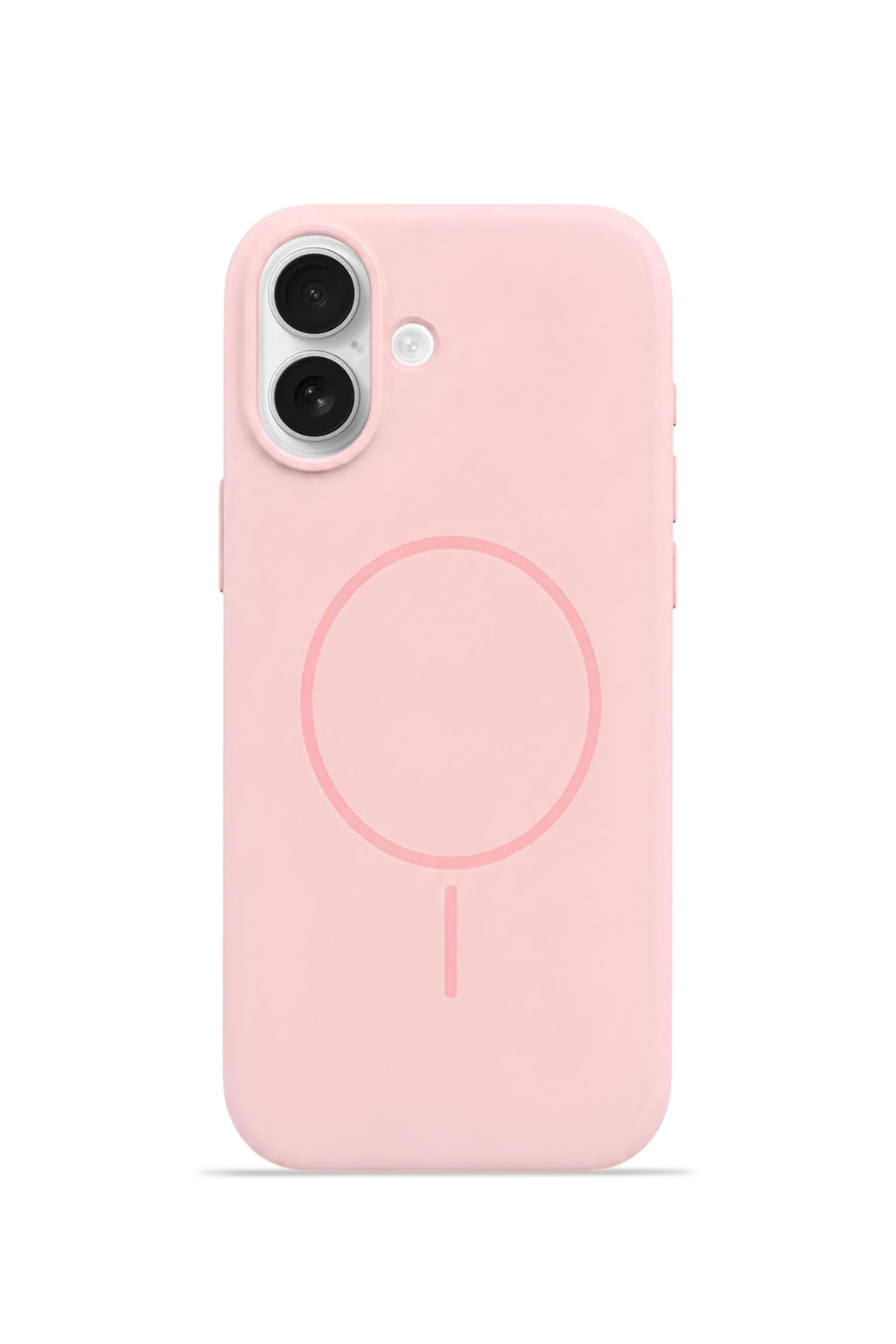 iPhone 17 Mag Core Akıllı MagSafe Animasyonlu Silikon Kılıf Açık Pembe