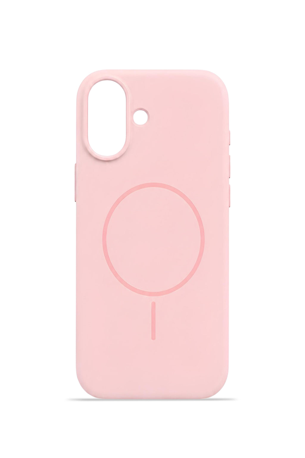 iPhone 17 Mag Core Akıllı MagSafe Animasyonlu Silikon Kılıf Açık Pembe