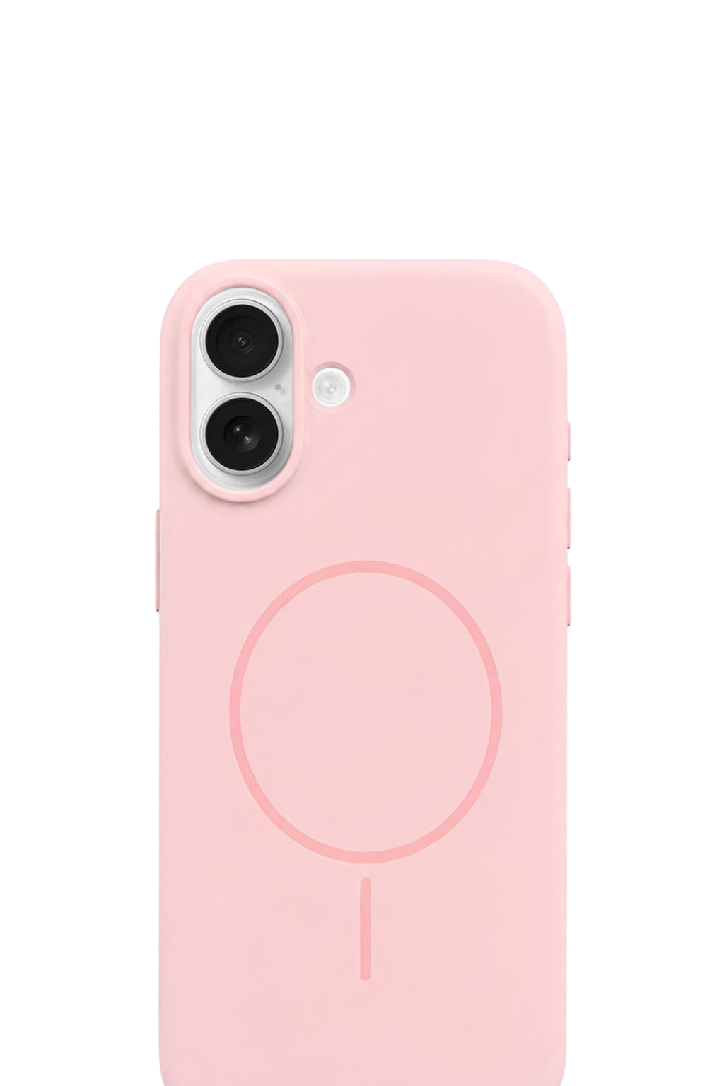 iPhone 17 Mag Core Akıllı MagSafe Animasyonlu Silikon Kılıf Açık Pembe