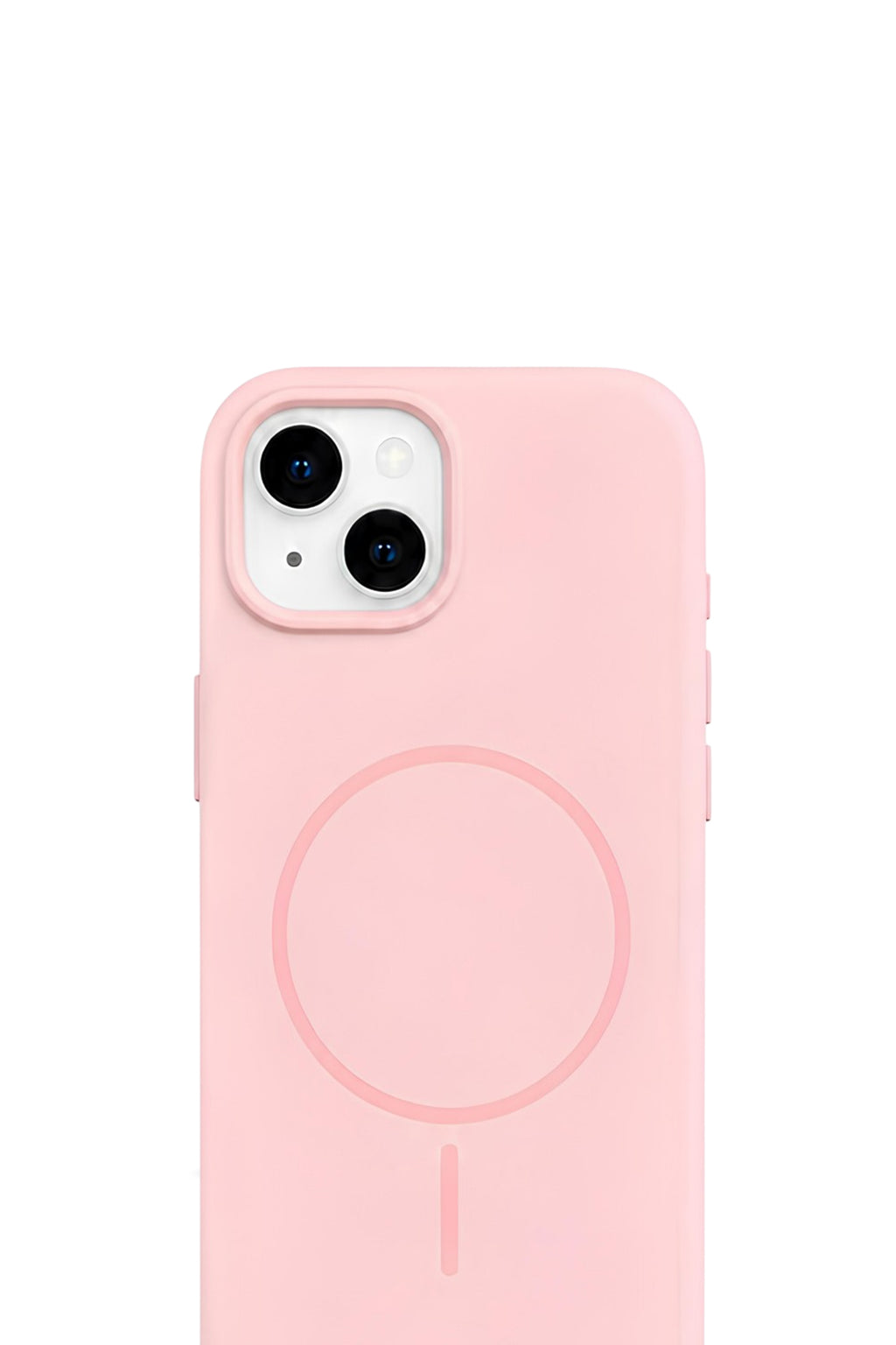 iPhone 13 Mag Core Akıllı MagSafe Animasyonlu Silikon Kılıf Açık Pembe