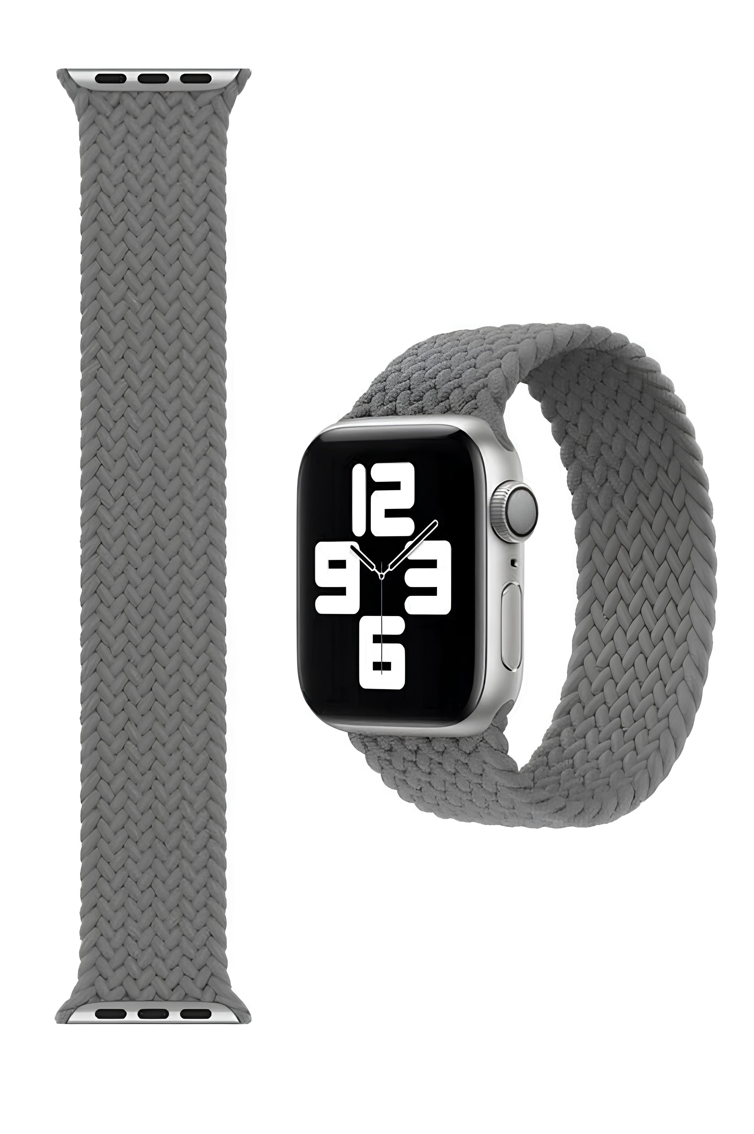 Apple Watch Hasır Kordon Gri