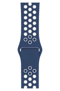 Apple Watch Series Fileli Kordon Lacivert-Beyaz