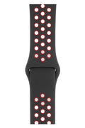 Apple Watch Series Fileli Kordon Siyah-Kırmızı