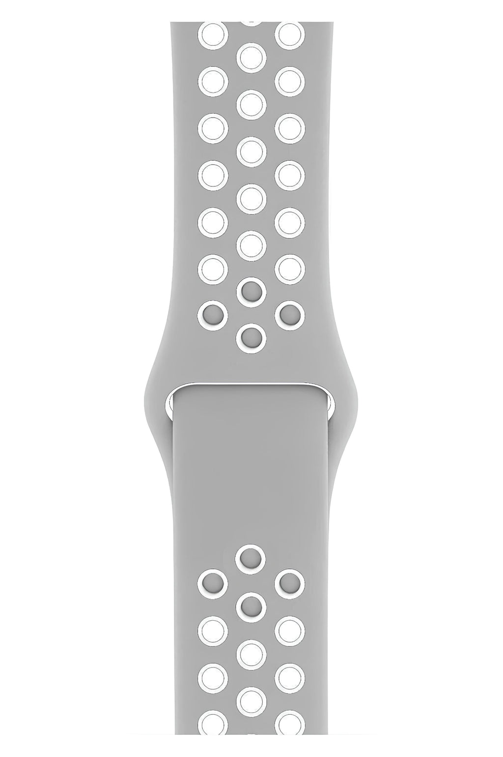 Apple Watch Series Fileli Kordon Gri-Beyaz