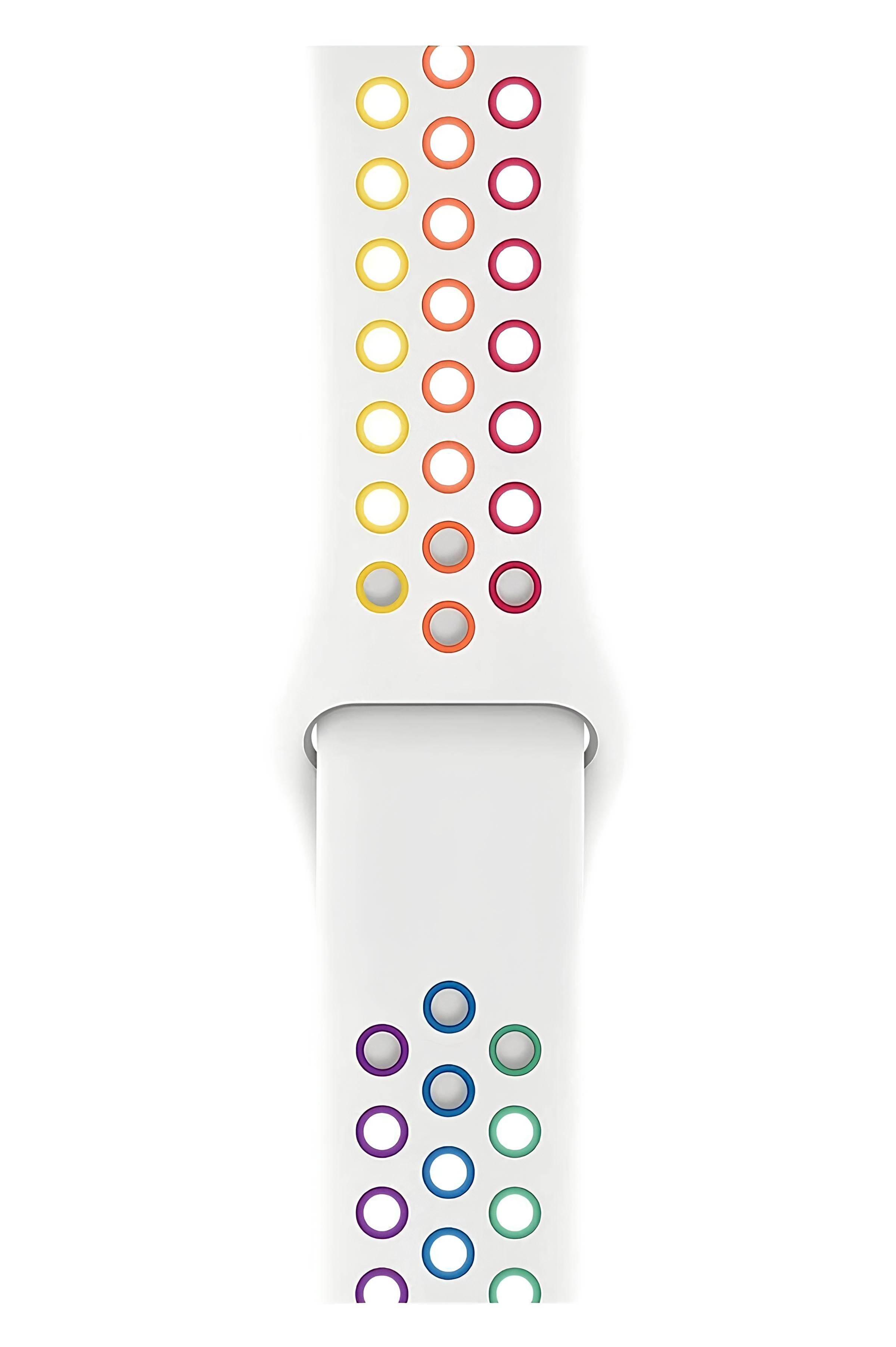 Apple Watch Series Fileli Kordon Beyaz-Renkli