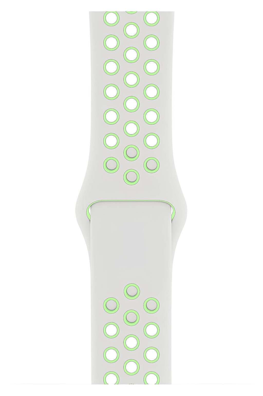 Apple Watch Series Fileli Kordon Beyaz-Yeşil