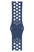 Apple Watch Series Fileli Kordon Lacivert-Beyaz