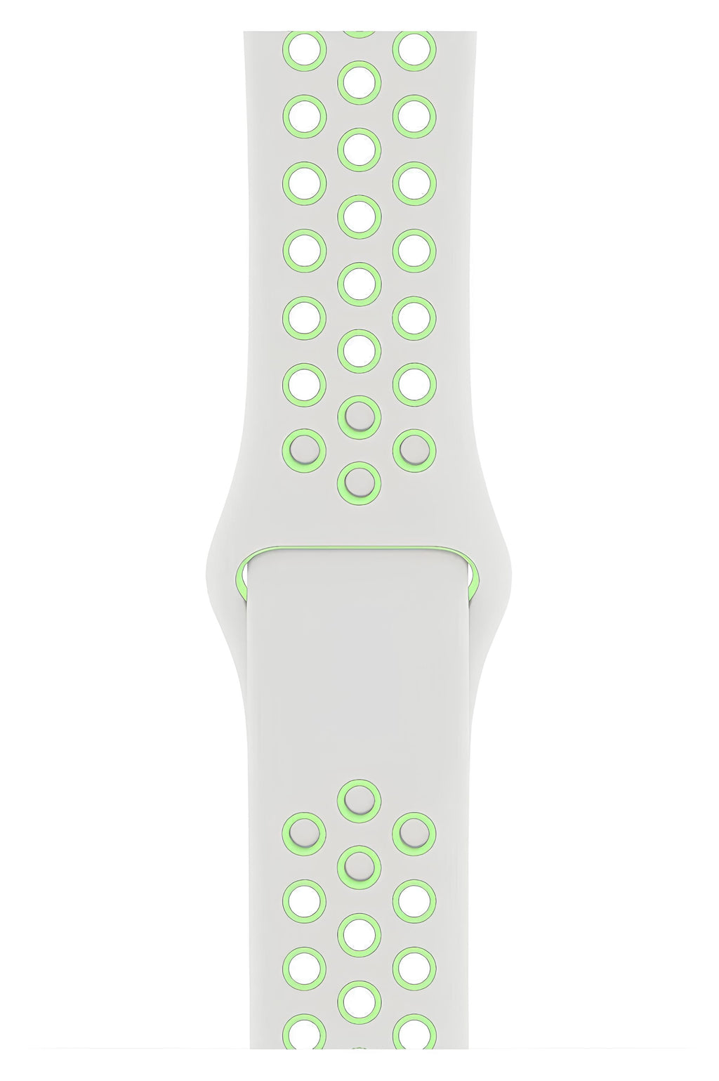 Apple Watch Series Fileli Kordon Beyaz-Yeşil