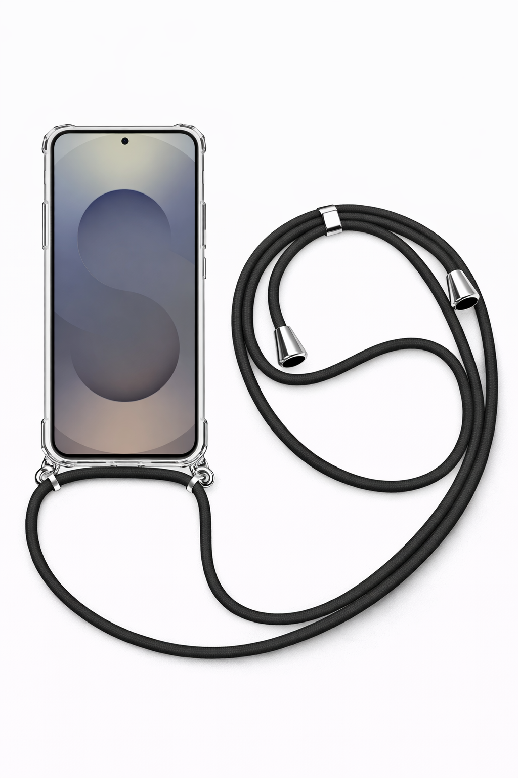 Samsung Askılı Tank Şeffaf Kılıf Siyah