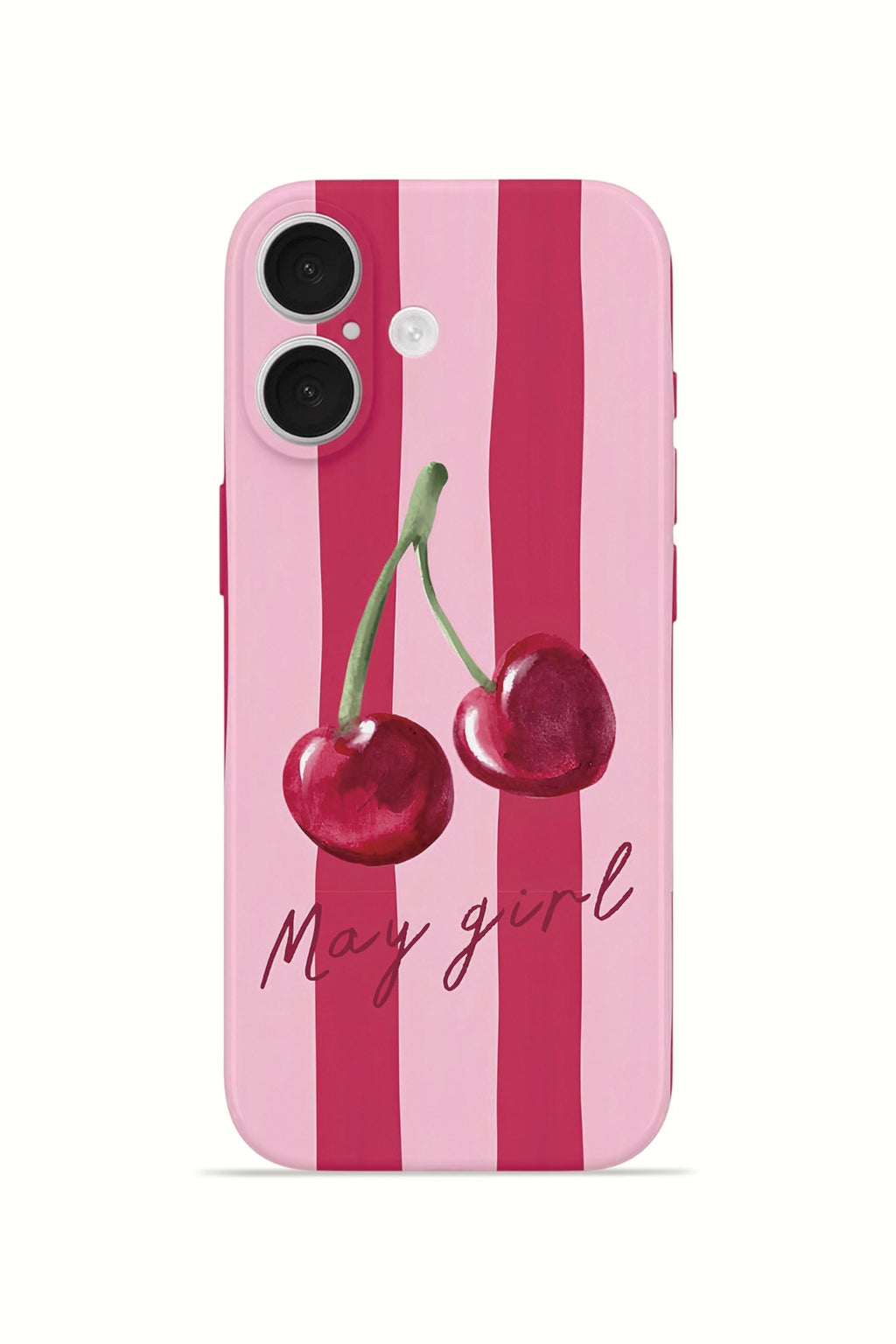 iPhone 17 Valestra İnce Kamera Korumalı Mika Kılıf Cherry Girl