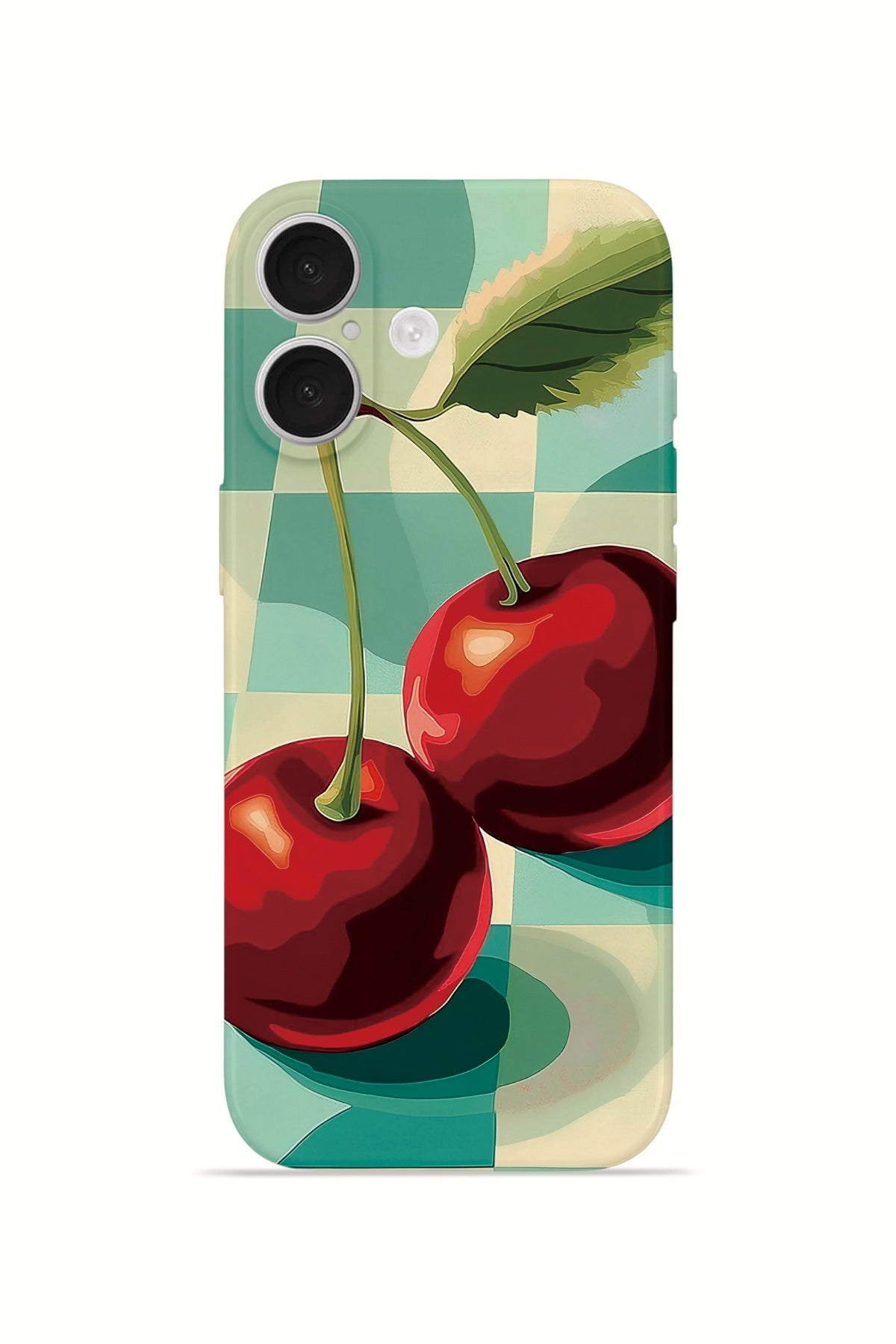 iPhone 17 Valestra İnce Kamera Korumalı Mika Kılıf Cherry Picnic