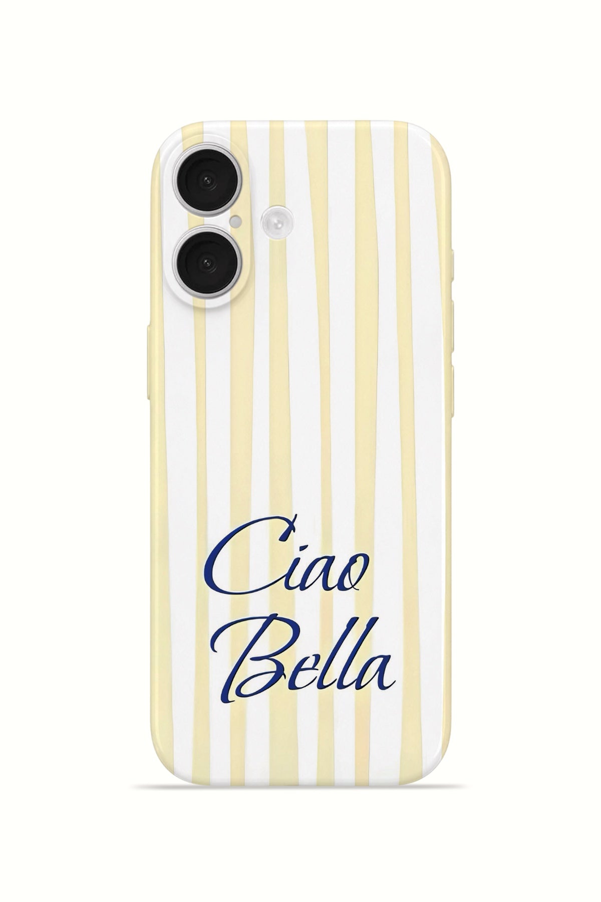 iPhone 16 Valestra İnce Kamera Korumalı Mika Kılıf Ciao Bella Lemon