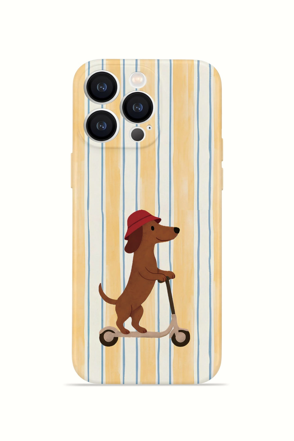 iPhone 12 Pro Max Valestra İnce Kamera Korumalı Mika Kılıf Dachshund Riviera