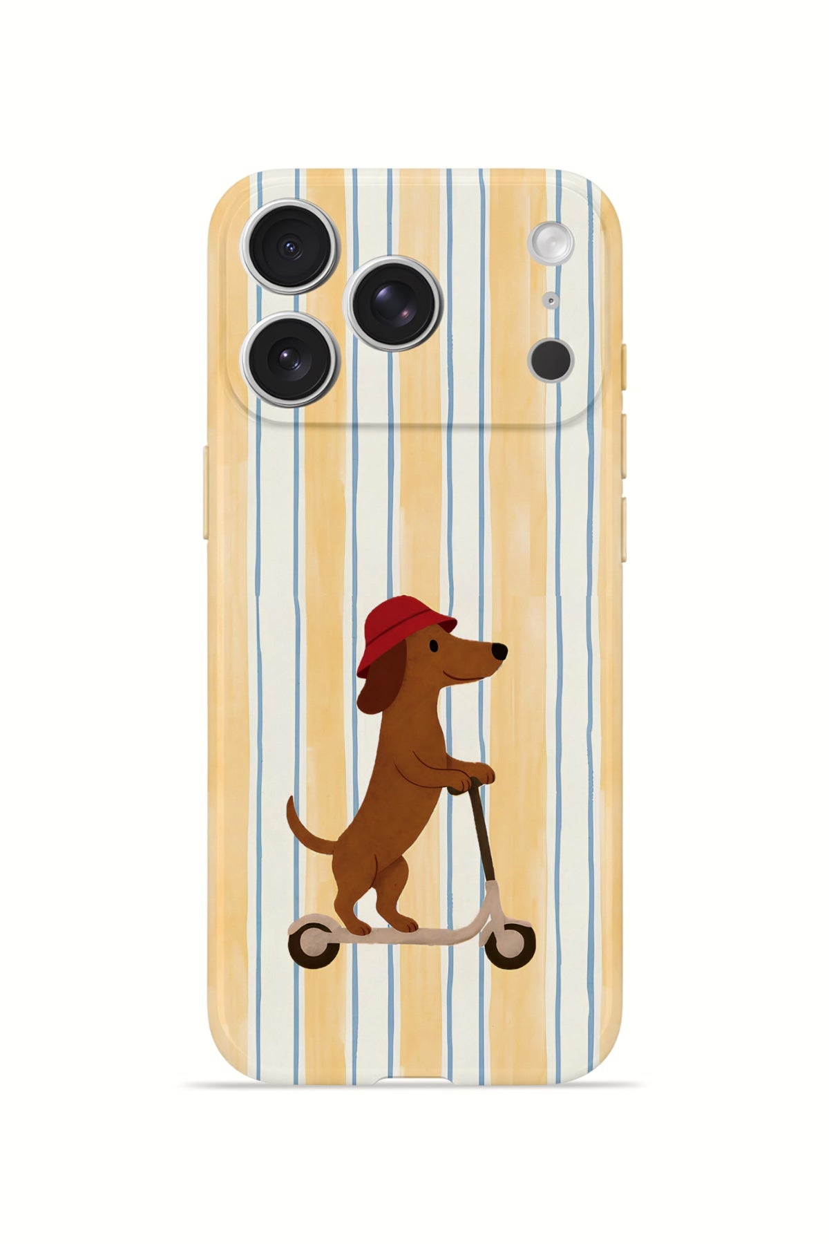 iPhone 17 Pro Max Valestra İnce Kamera Korumalı Mika Kılıf Dachshund Riviera