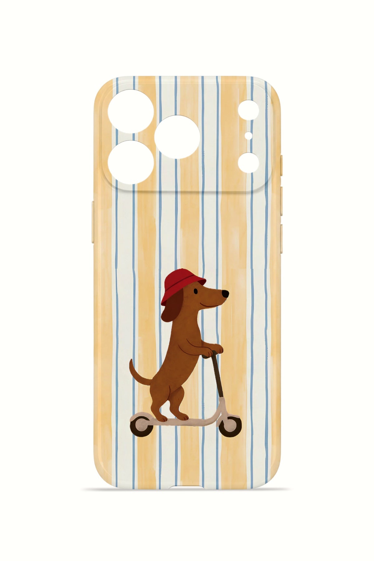 iPhone 17 Pro Max Valestra İnce Kamera Korumalı Mika Kılıf Dachshund Riviera