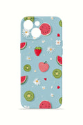 iPhone 14 Plus Valestra İnce Kamera Korumalı Mika Kılıf Fruit Confetti Sky