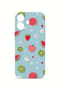 iPhone 16 Valestra İnce Kamera Korumalı Mika Kılıf Fruit Confetti Sky