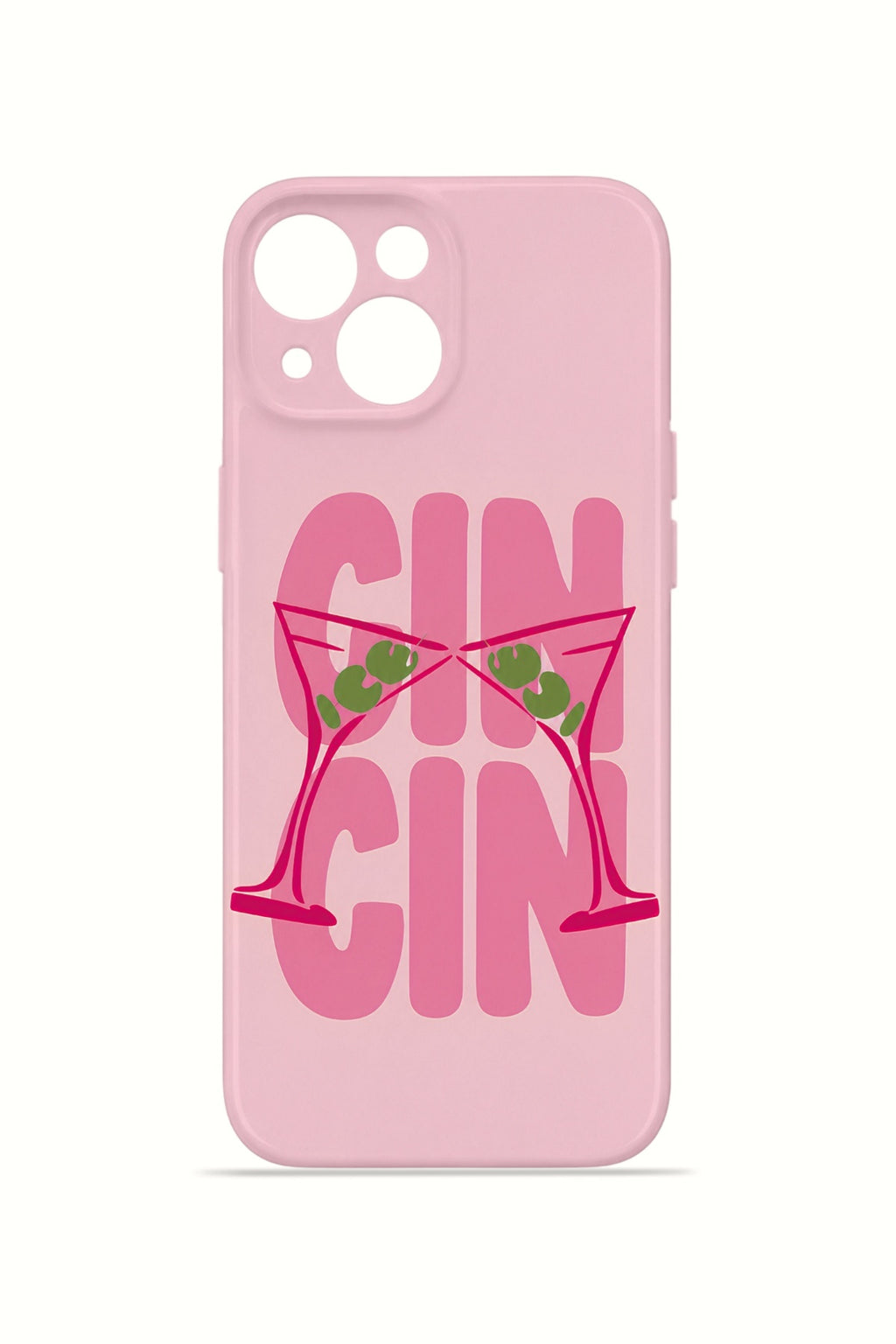iPhone 14 Valestra İnce Kamera Korumalı Mika Kılıf Gin O Clock