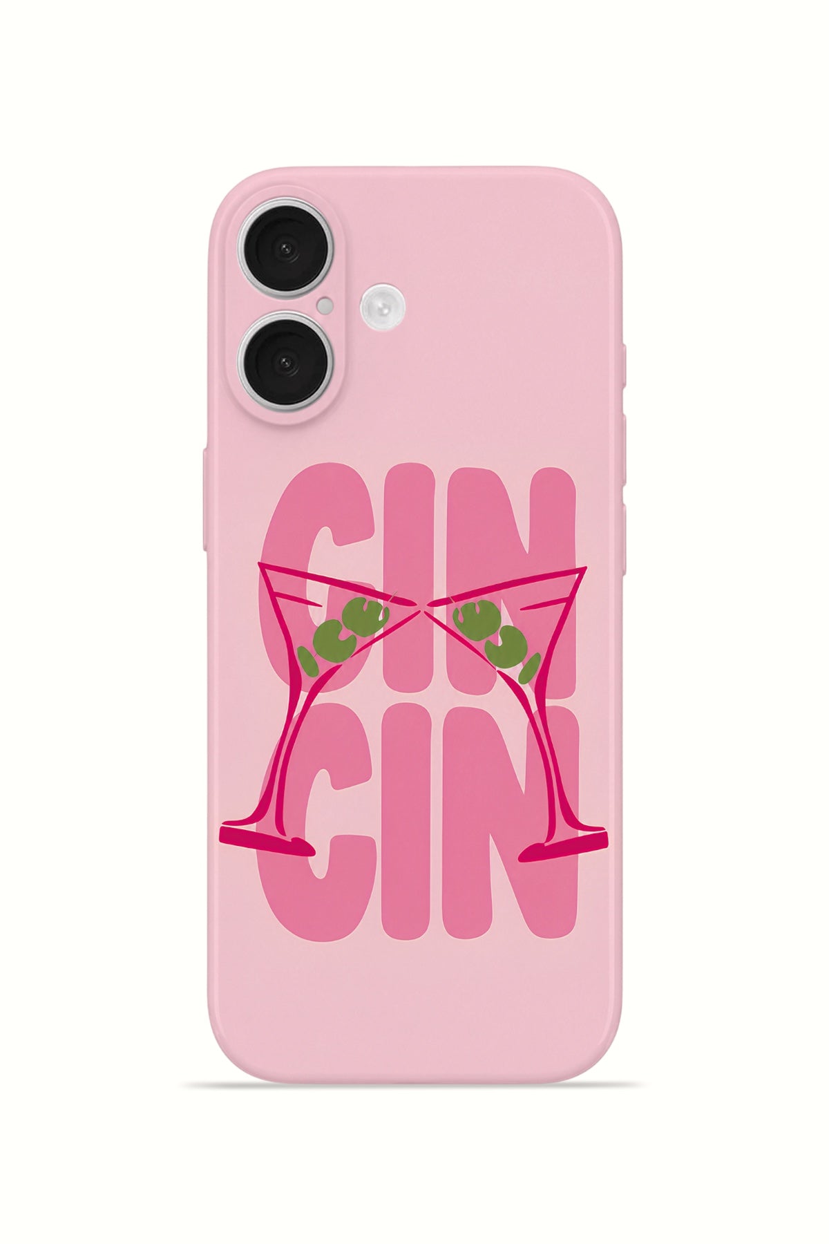 iPhone 16 Valestra İnce Kamera Korumalı Mika Kılıf Gin O Clock