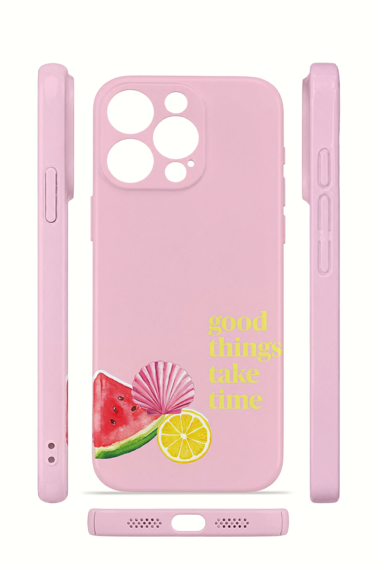 iPhone 15 Pro Valestra İnce Kamera Korumalı Mika Kılıf Good Things Fruit Corner