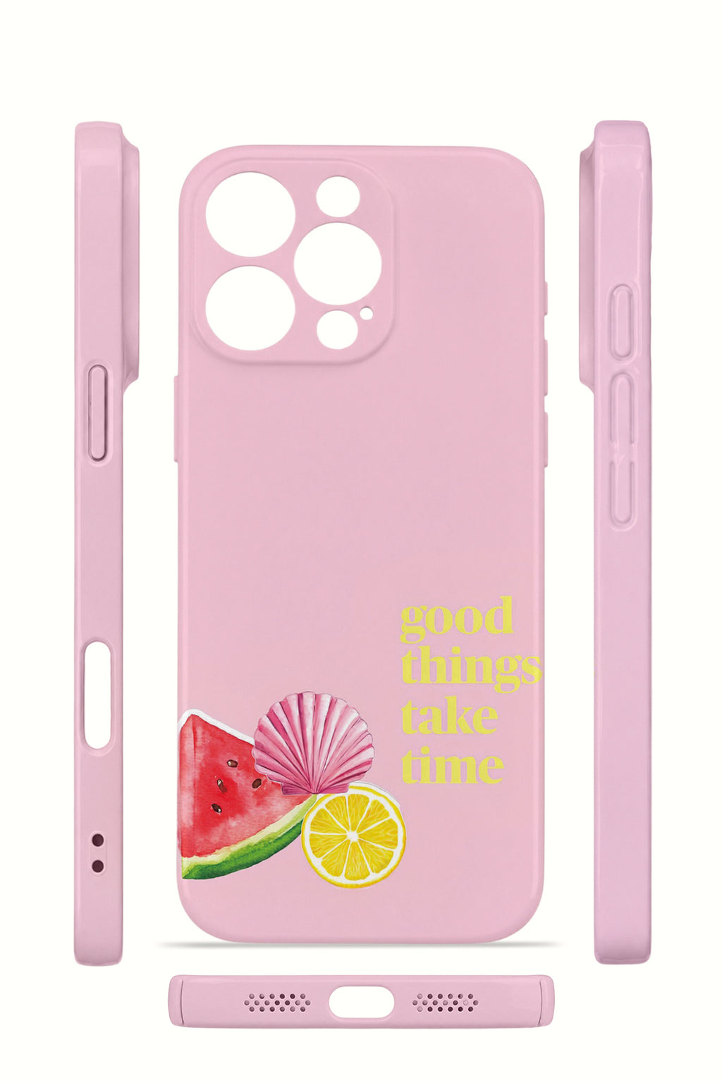 iPhone 16 Pro Valestra İnce Kamera Korumalı Mika Kılıf Good Things Fruit Corner