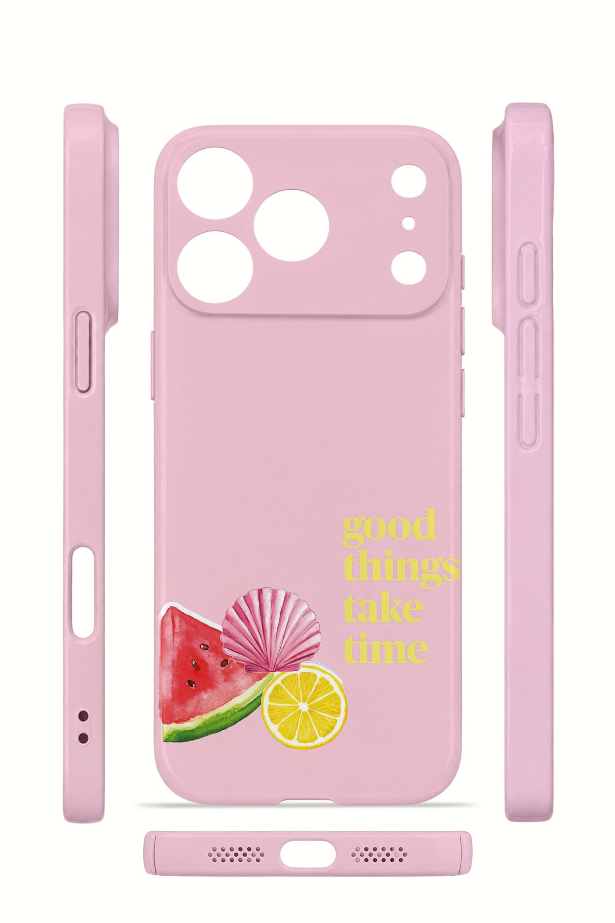 iPhone 17 Pro Valestra İnce Kamera Korumalı Mika Kılıf Good Things Fruit Corner