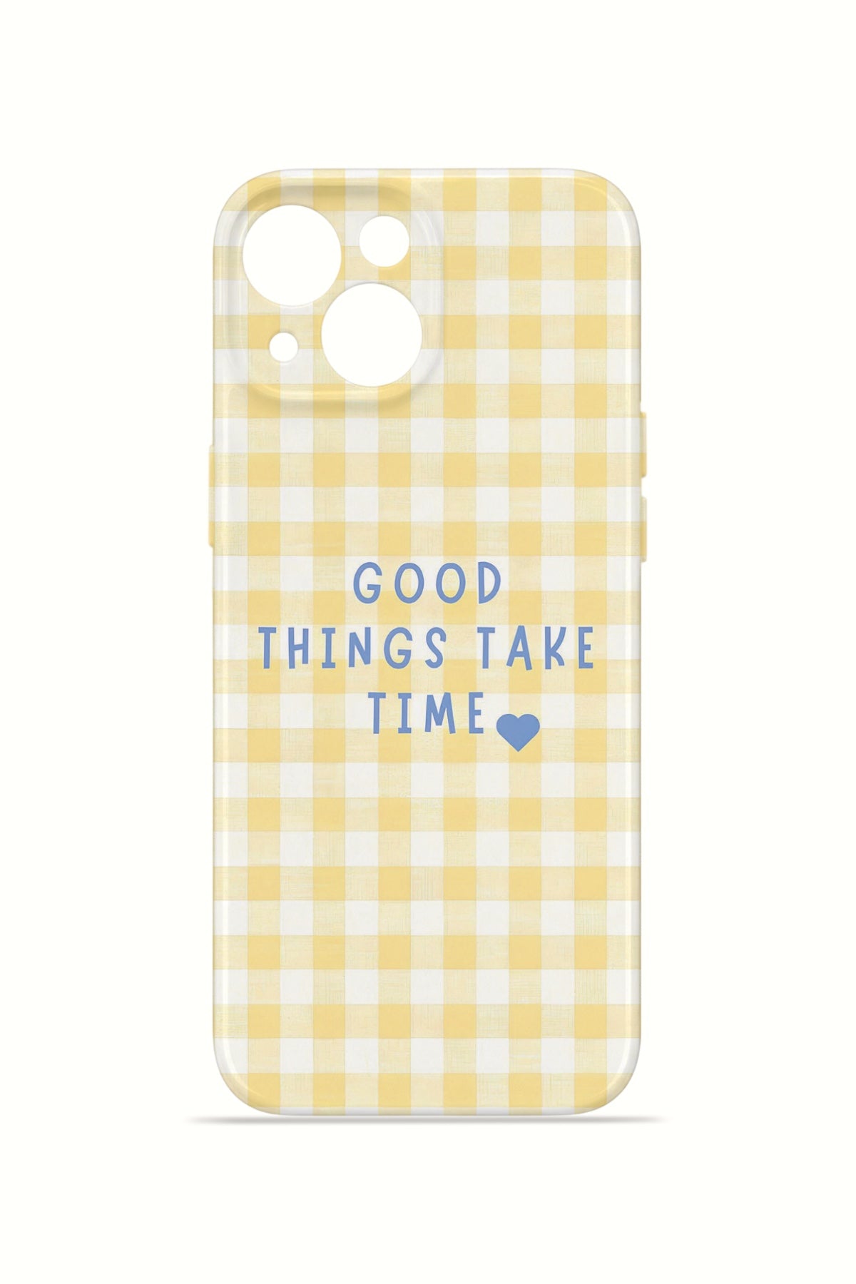 iPhone 14 Plus Valestra İnce Kamera Korumalı Mika Kılıf Good Things Gingham