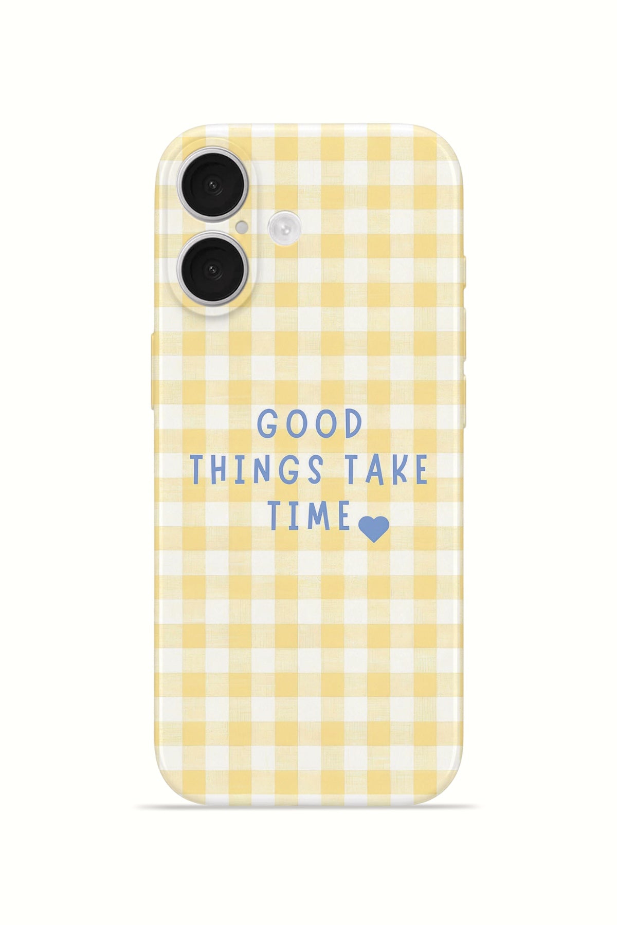 iPhone 16 Valestra İnce Kamera Korumalı Mika Kılıf Good Things Gingham