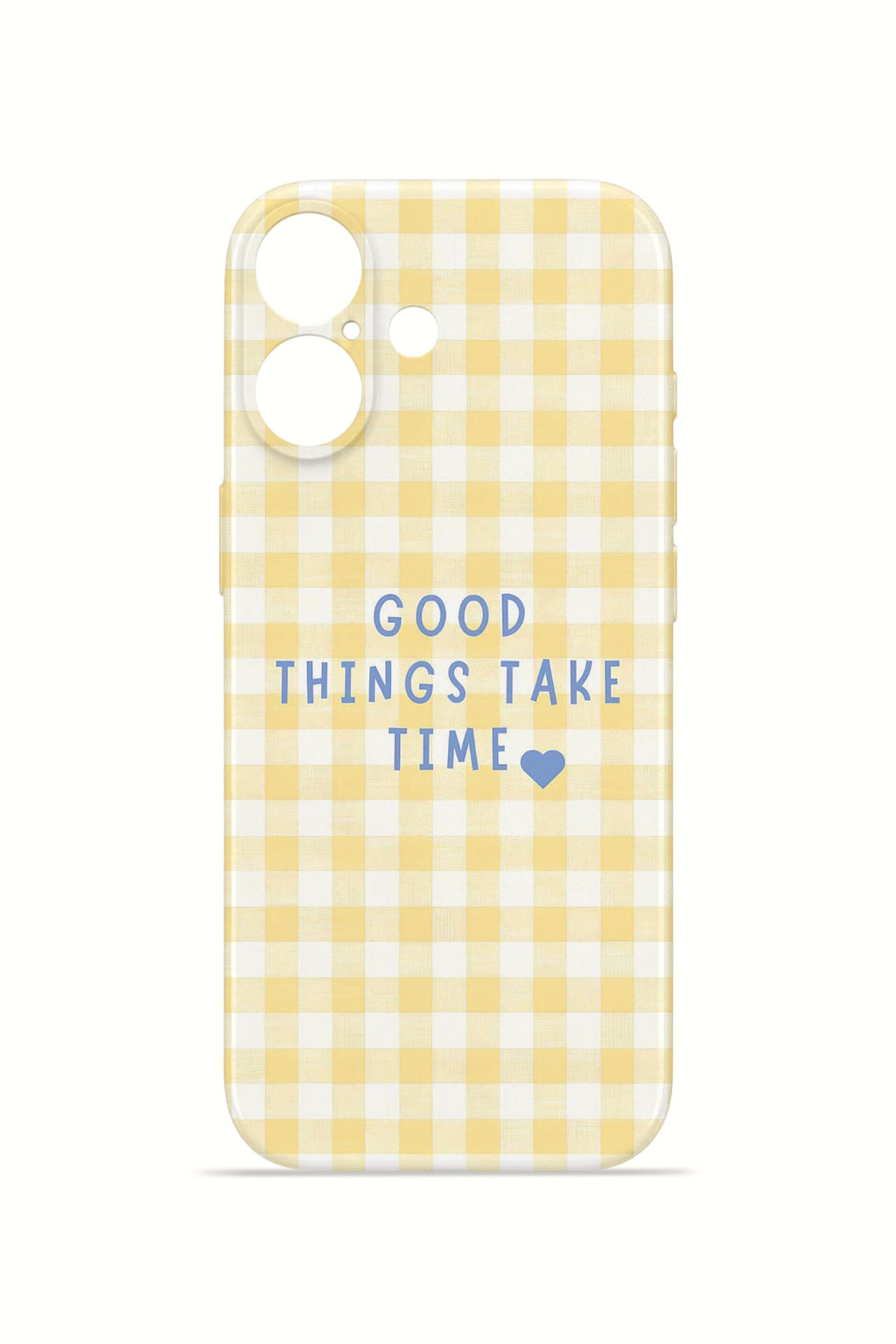 iPhone 16 Valestra İnce Kamera Korumalı Mika Kılıf Good Things Gingham