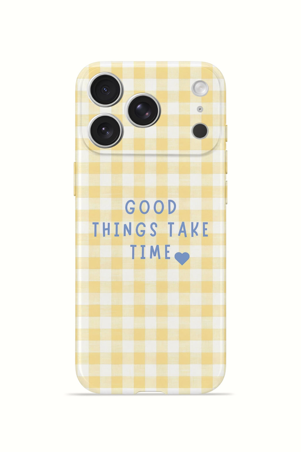 iPhone 17 Pro Max Valestra İnce Kamera Korumalı Mika Kılıf Good Things Gingham