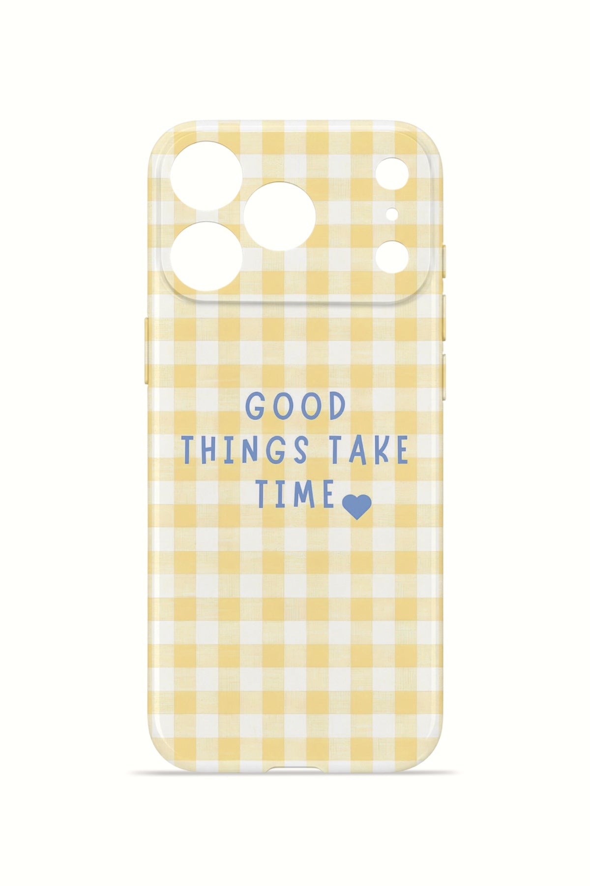 iPhone 17 Pro Max Valestra İnce Kamera Korumalı Mika Kılıf Good Things Gingham